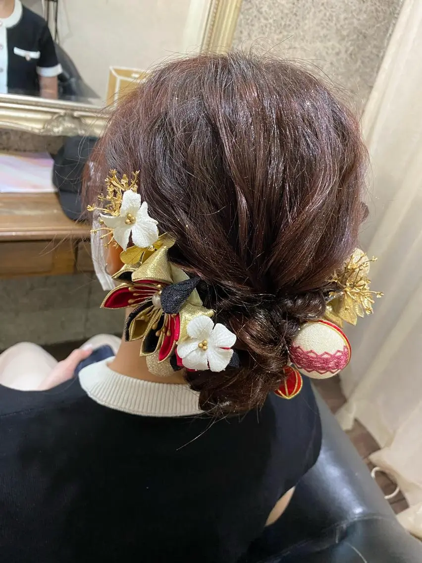ヘアアレンジ 浴衣 ヘアセット PANDOLA あゆり🦋のヘアスタイル