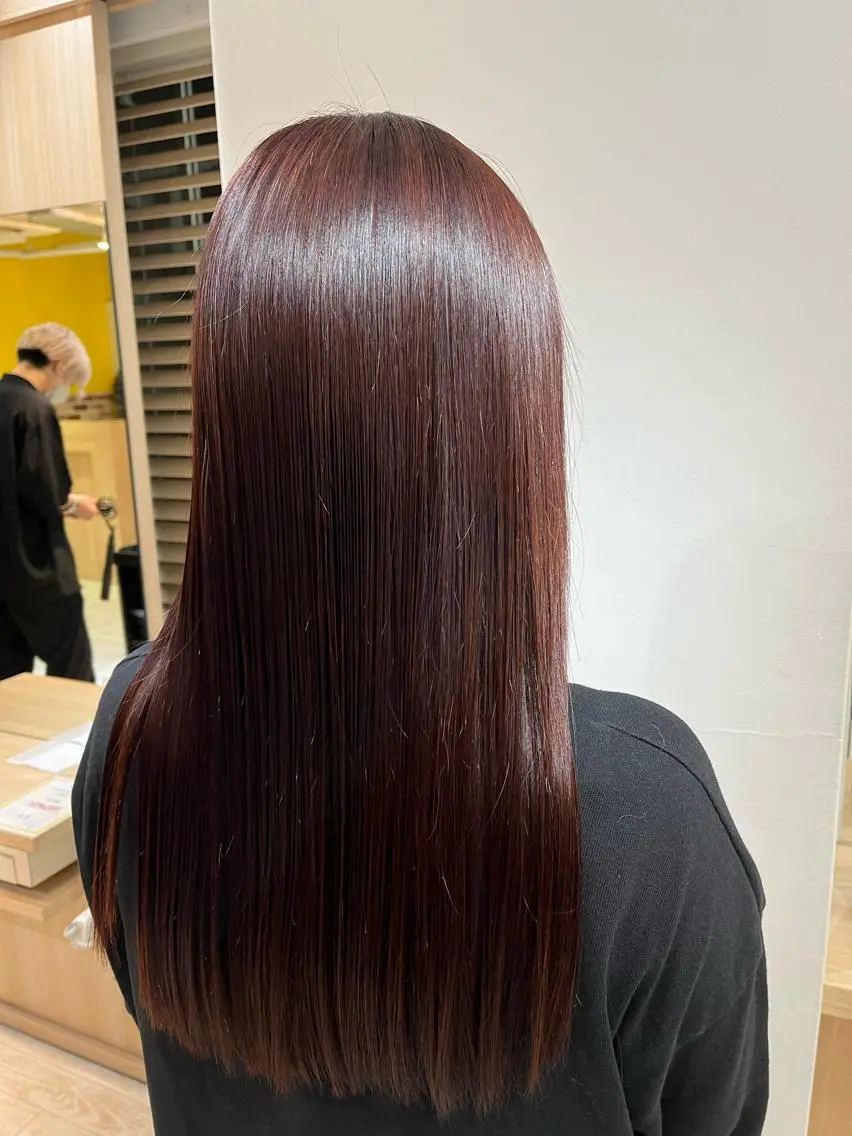 ロング カラー レッドカラー 髪質改善✨/中屋敷 はじめのヘアスタイル