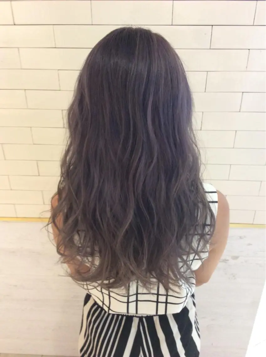 セミロング カラー レイヤーカット× 髪質改善たもりのヘアスタイル