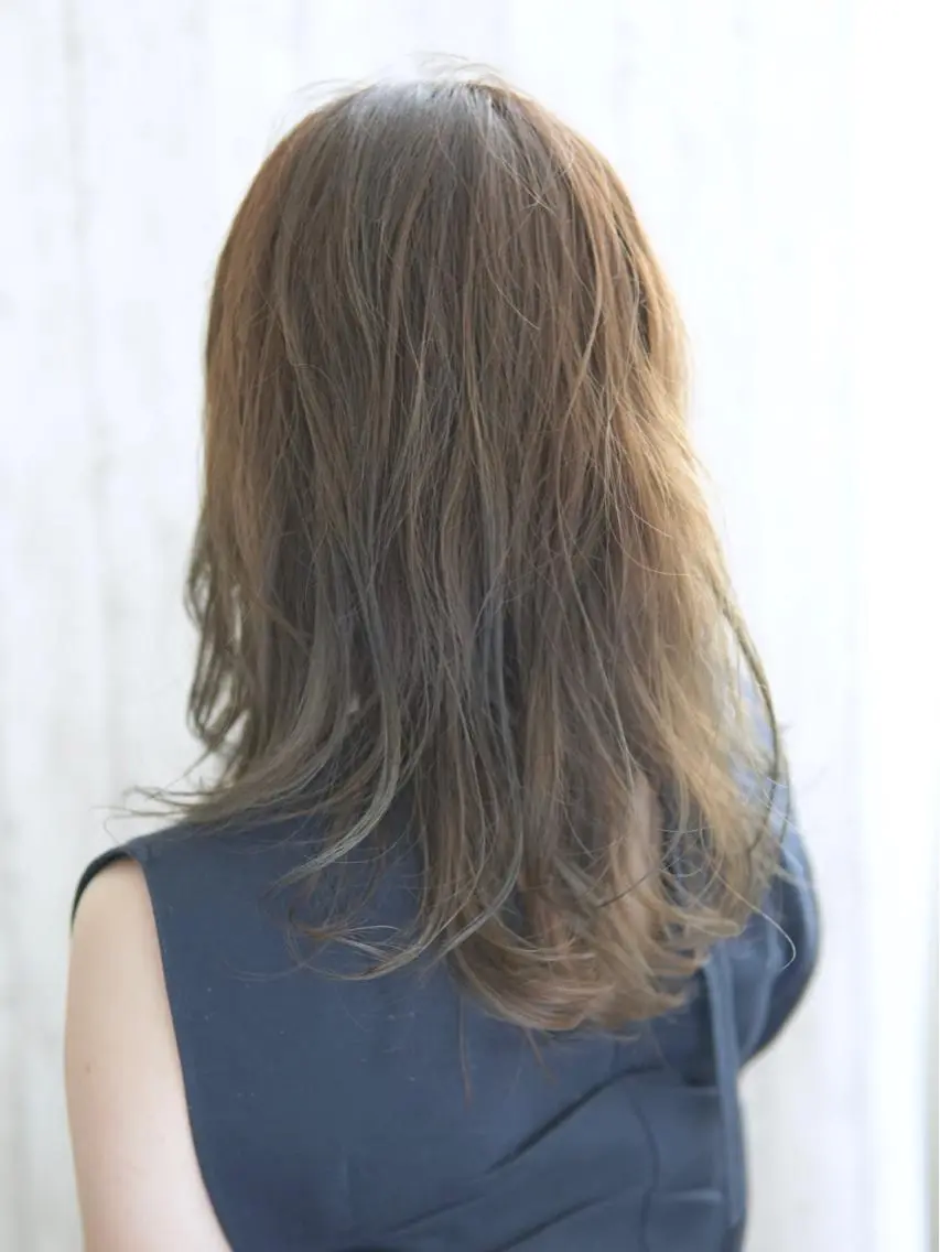 セミロング 永野 良一のヘアスタイル
