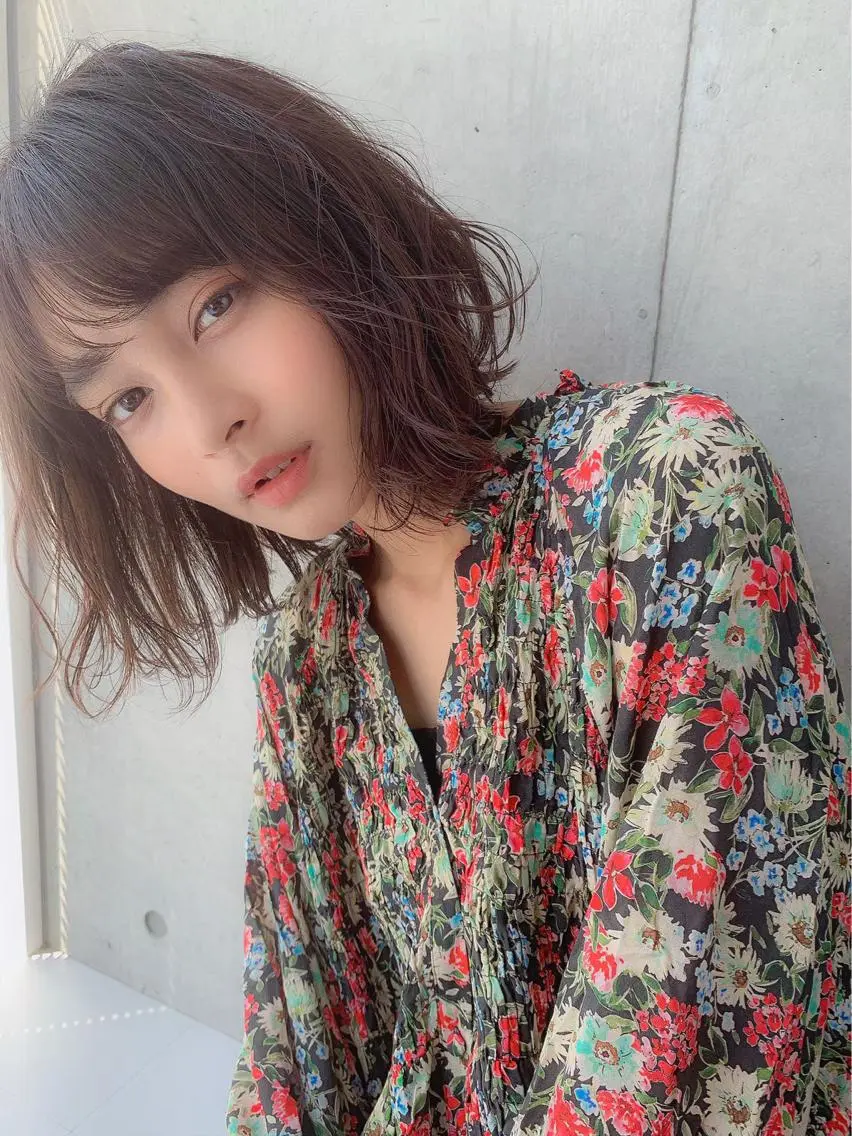 カラー 大人っぽ♡上品な暖色 ♡ブリーチなし♡のヘアスタイル