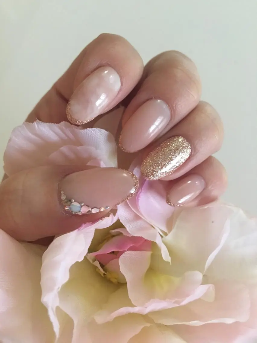 ネイル グラデーション ラメ(グリッター) LIAN- nailのネイルデザイン