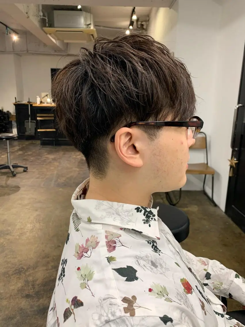ショート メンズ メンズパーマ メンズ特化ryoのヘアスタイル