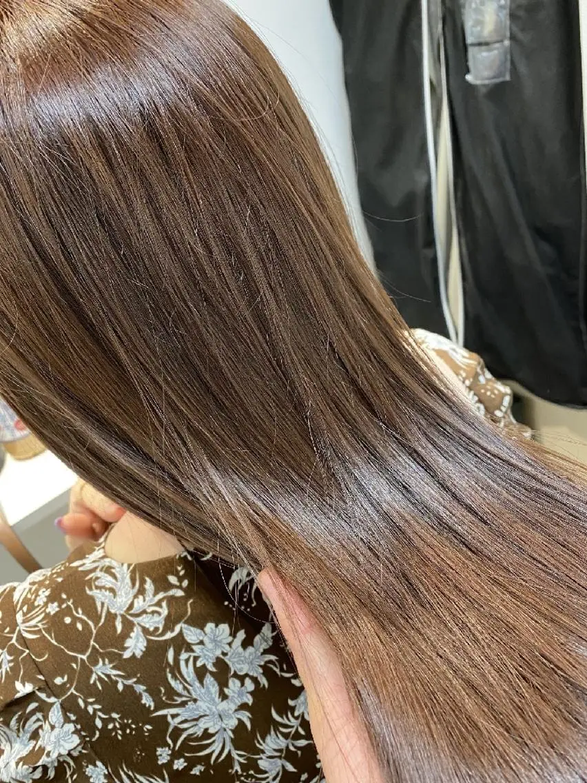ロング デジタルパーマ💫/ 似合わせカット✂️のヘアスタイル