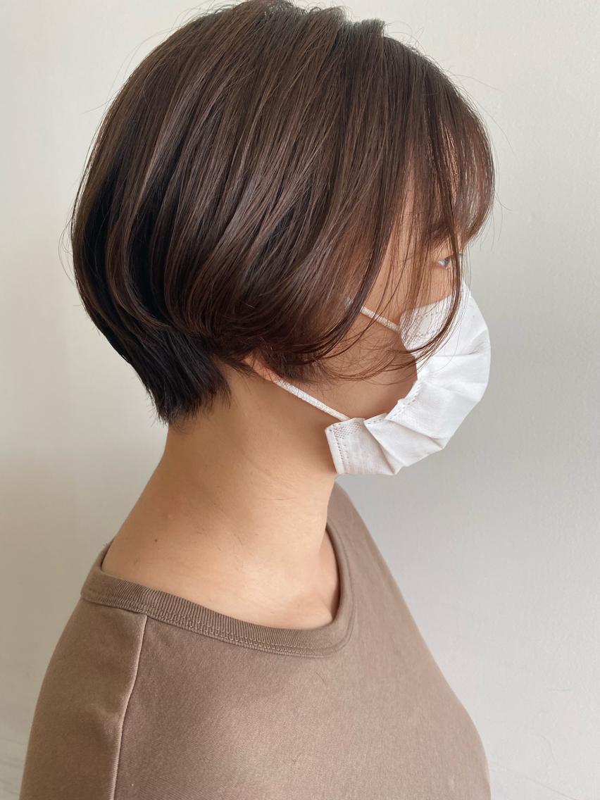 ショート ショートボブ ボブ ショートヘア 金子 亜里紗のヘアスタイル