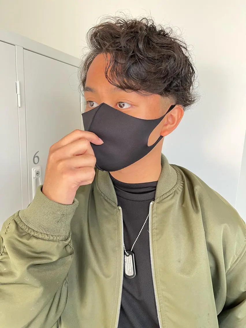パーマ メンズ カット パーマ トリートメント 【代表】 辻龍樹のヘアスタイル