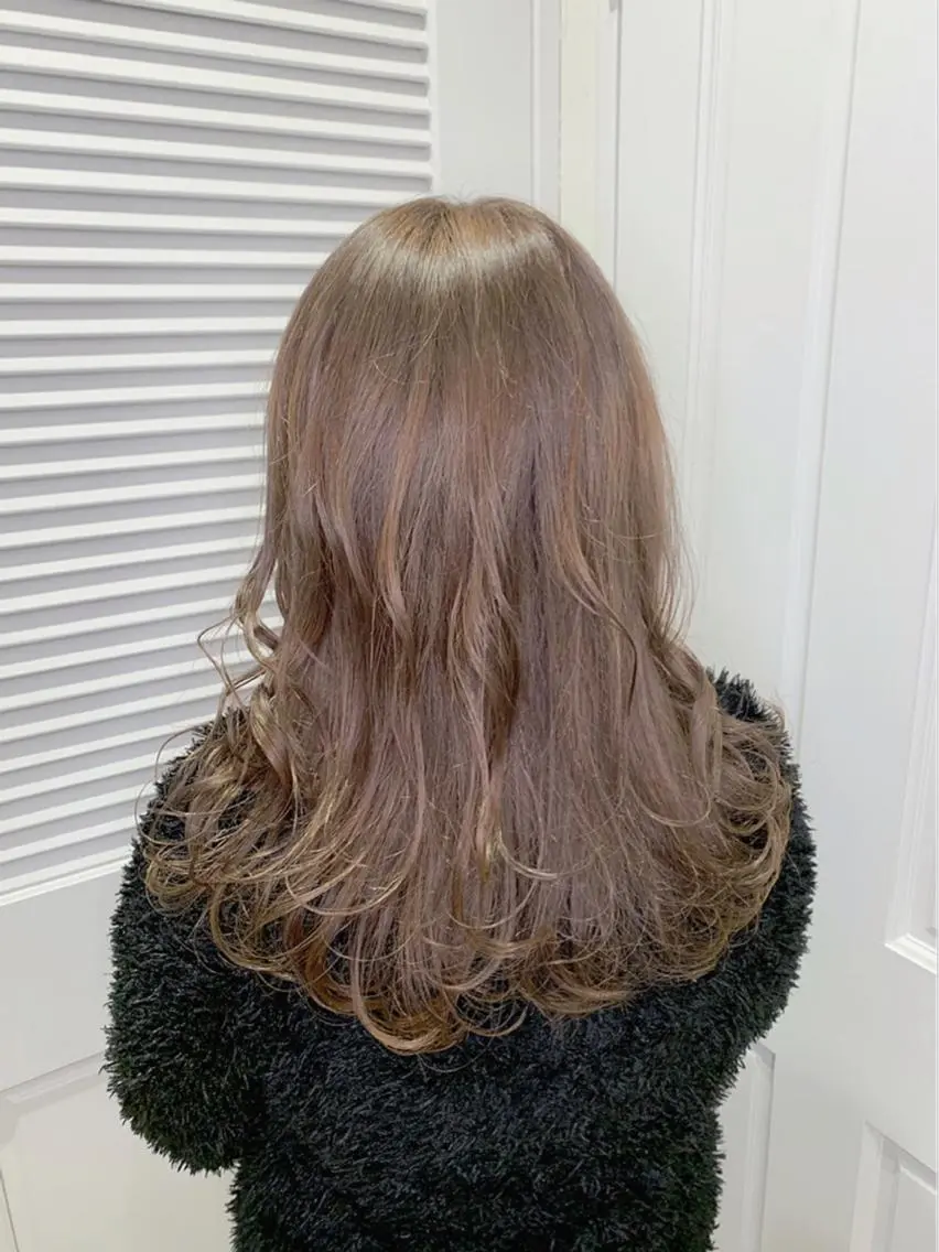 ロング カット ヘアカラー トリートメント 新宿 木下拓哉のヘアスタイル