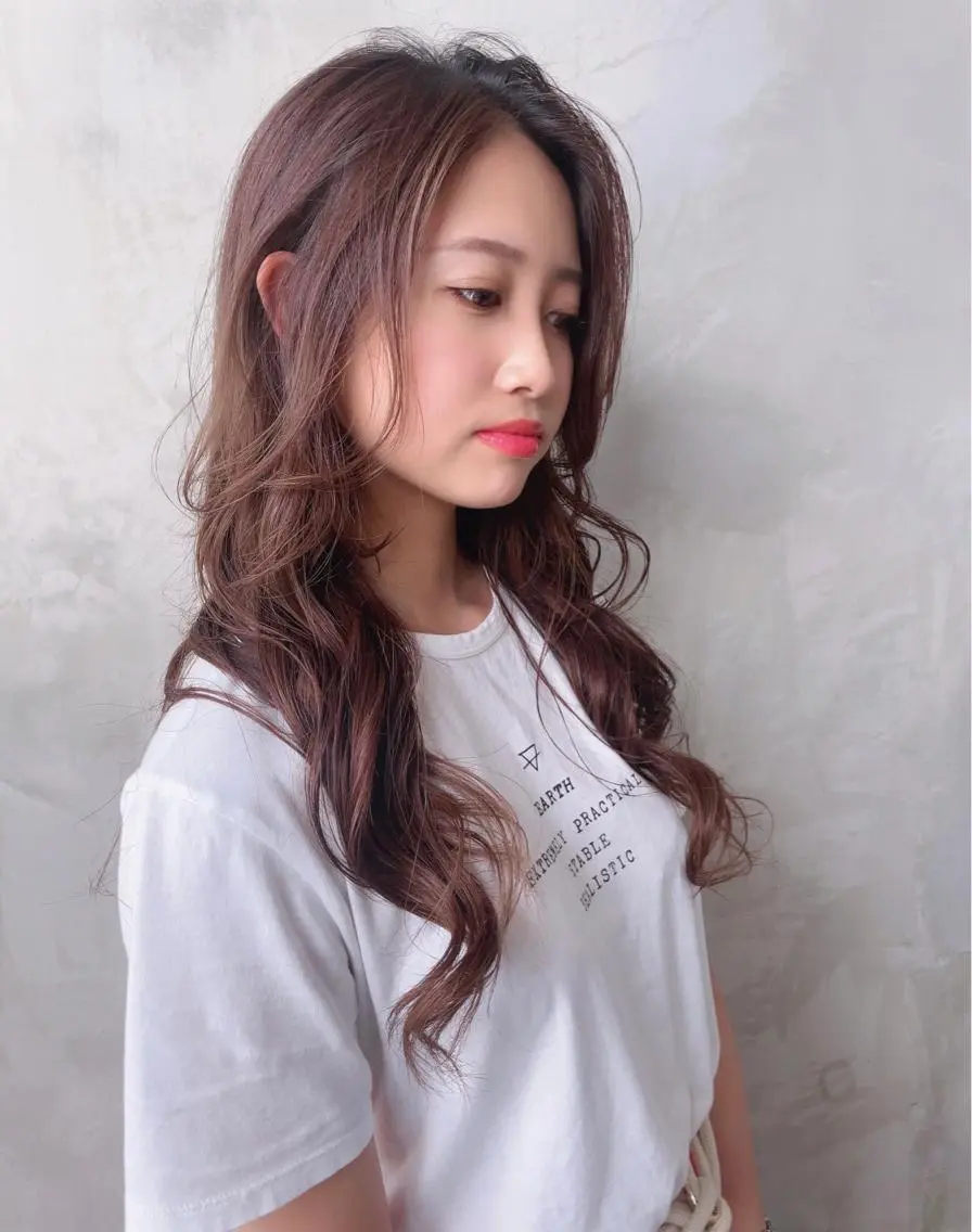 ミディアム カラー 韓国ヘア 店長NEGIのヘアスタイル