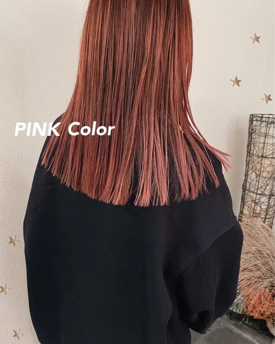 ミディアム カラー カット ヘアカラー 市川 千夏のヘアスタイル