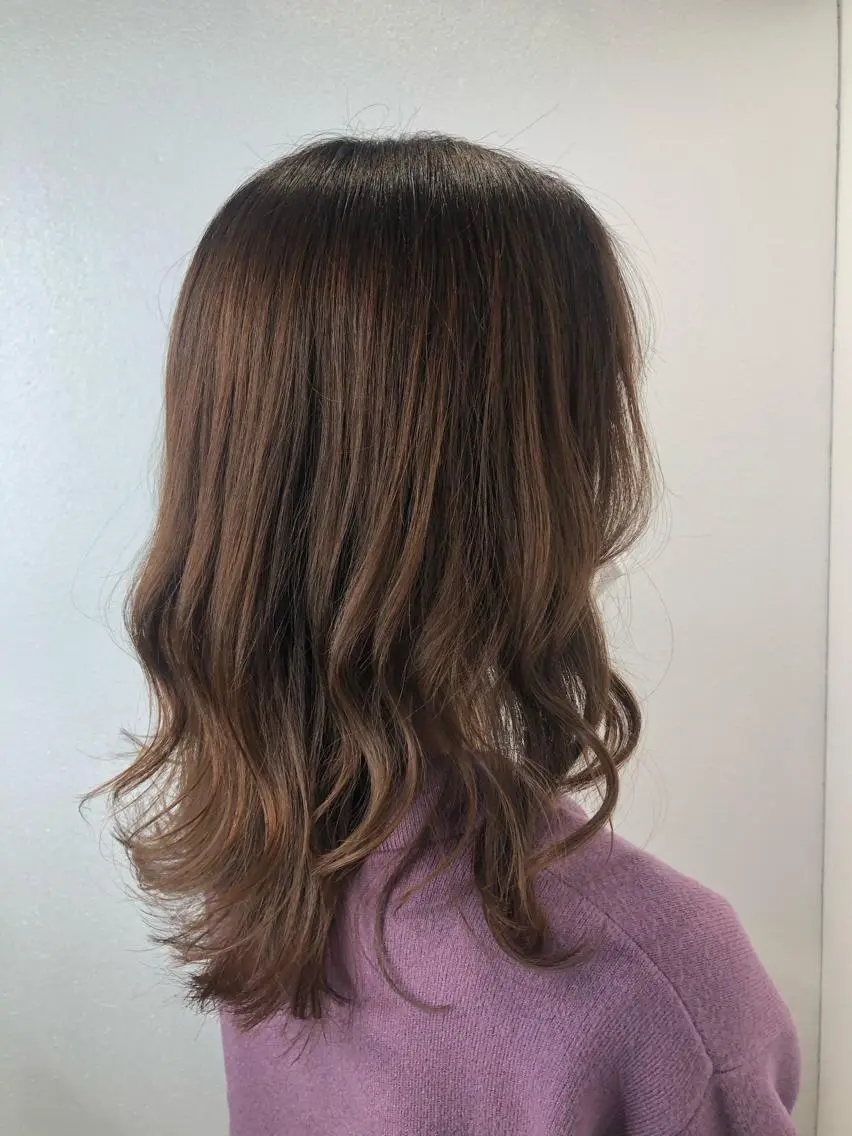 セミロング ヘアケアは お任せ✨✨中田早紀のヘアスタイル