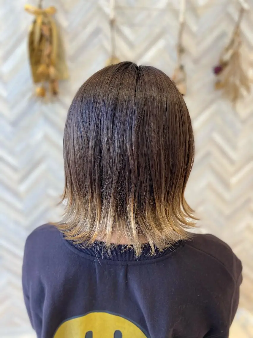 カラー グラデーションカラー 久保木 真人のヘアスタイル