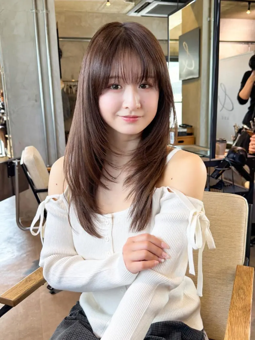 セミロング 縮毛矯正 トリートメント &グループ代表取締役 KOHEIのヘアスタイル
