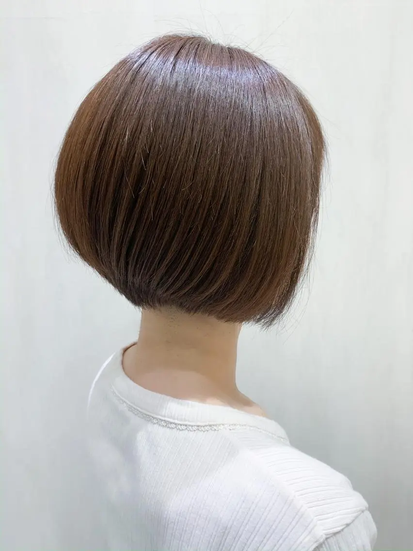 ショート ショートボブ ボブ ショートヘア ヘアカラー トリートメント 内藤 宏紀 tidasmileのヘアスタイル