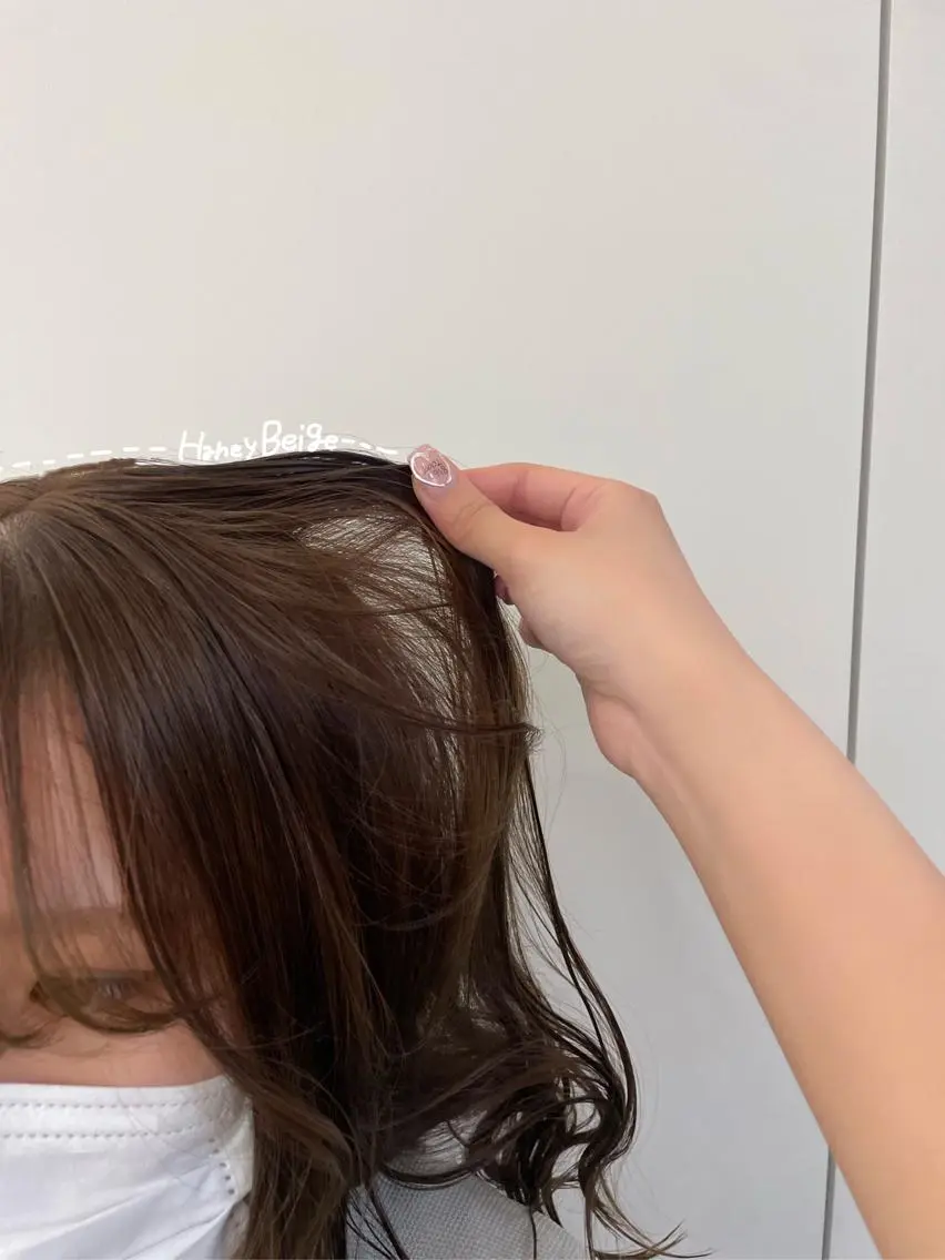 セミロング Parve Mix /頓宮 稚愛🤍のヘアスタイル