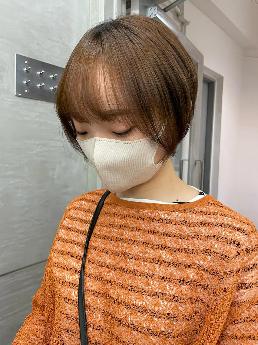 ショート パーマ 華 /ショート/ボブのヘアスタイル