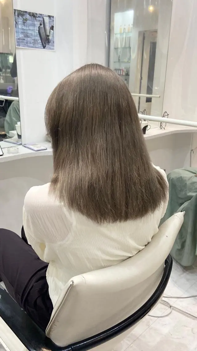 カラー ベージュカラー ブリーチ 透明感カラー/メンズ 特化kazumaのヘアスタイル