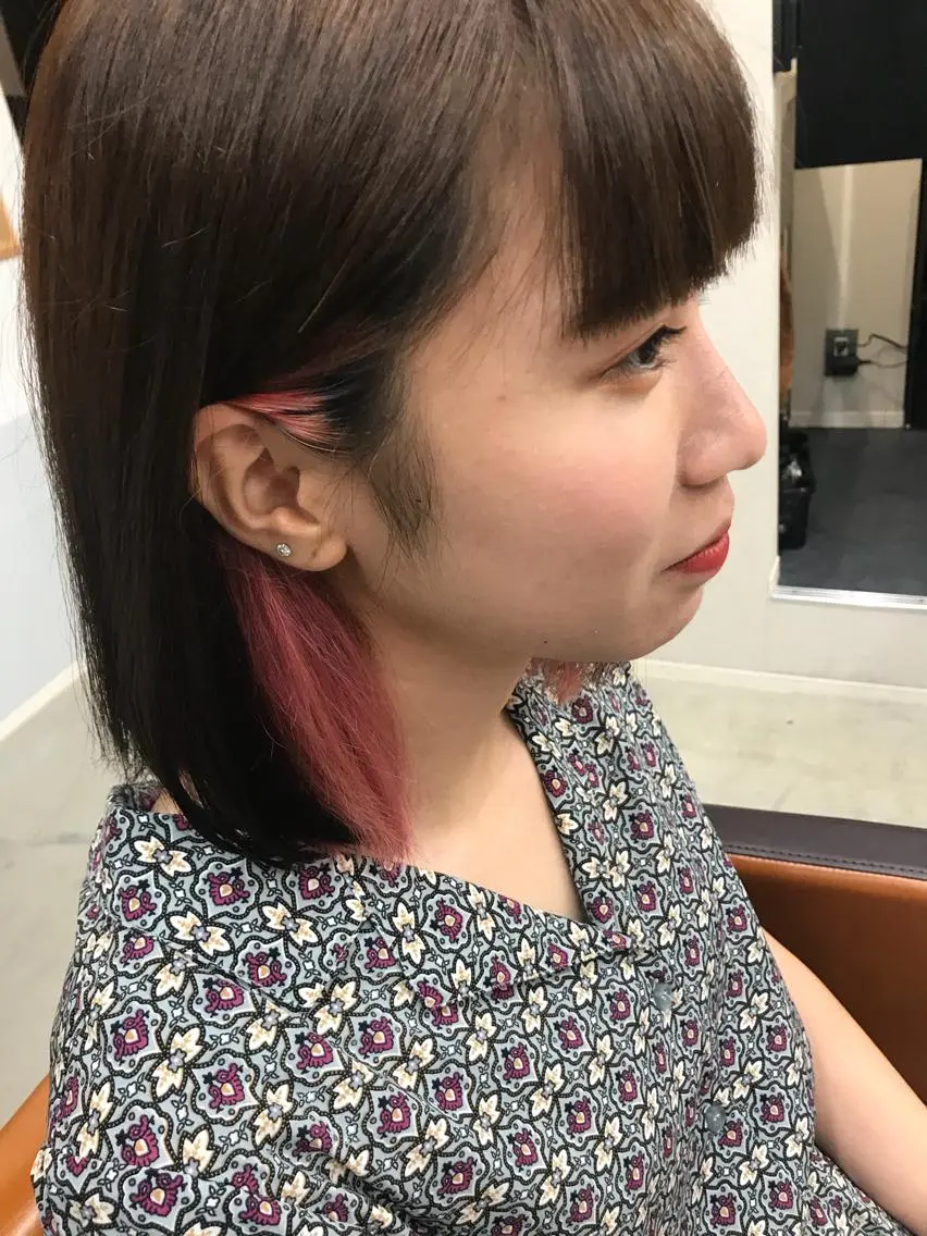 ショート 豊中駅3分eha レッスンモデルのヘアスタイル