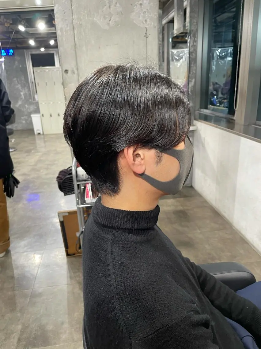 パーマ メンズ カット パーマ トリートメント ヘッドスパ ヘアセット ベージュカラー💖 やすひろのヘアスタイル
