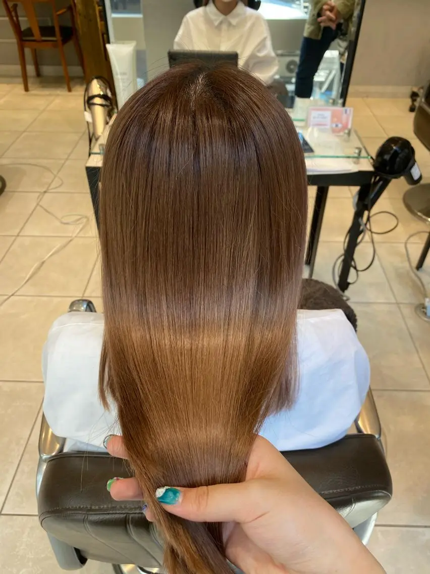 ロング トリートメント 韓国ヘア🍒渡辺 咲🍒のヘアスタイル