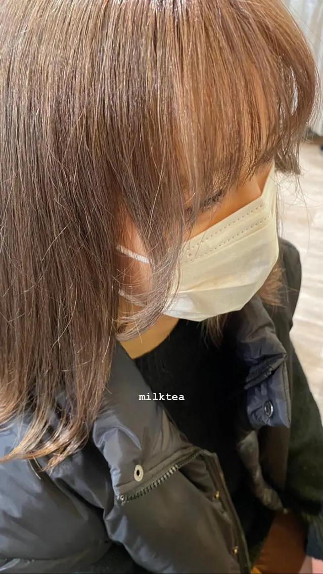 ミディアム カラー ヘアアレンジ niconail 🧣ayu 📍烏山のネイルデザイン
