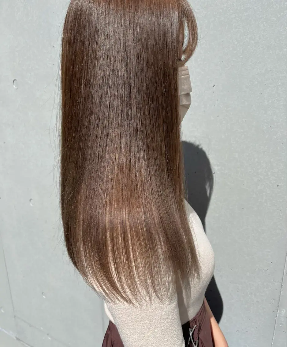 ロング カラー ヘアアレンジ ヘアカラー トリートメント ヘアセット 🎀暖色カラー🎀 ♡yurika♡のヘアスタイル