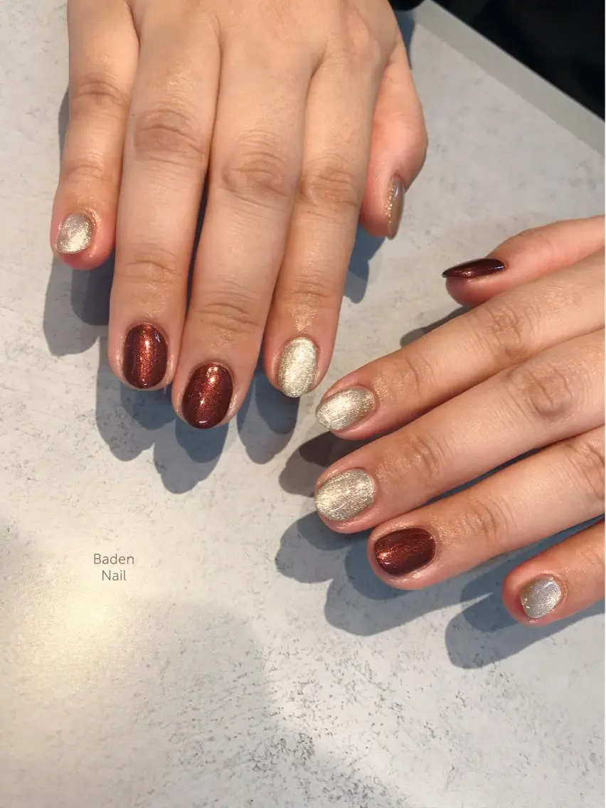 ネイル マグネットネイル ハンドネイル Baden Nail ﾊﾞ-ﾃﾞﾝ ﾈｲﾙのネイルデザイン