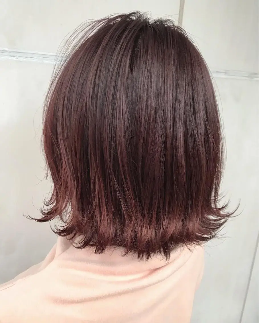 ミディアム カラー ヘアカラー トリートメント 髪質改善will hairdesignのヘアスタイル