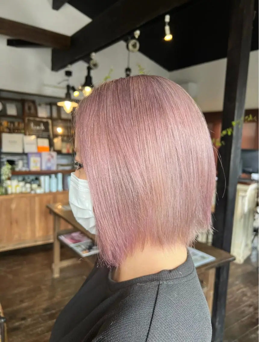 ショート カラー ブリーチ トリートメント 🩵小野 えりか🩷のヘアスタイル