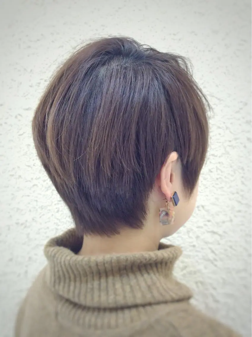 ショート ショートヘア カット ヘアカラー ビビデ枚方店 店長 濵添 健太郎のヘアスタイル