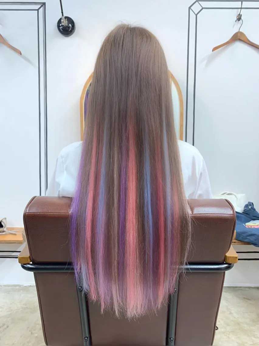 ロング エクステ シール／編込エクステ ヘアーエクステ専門店のヘアスタイル