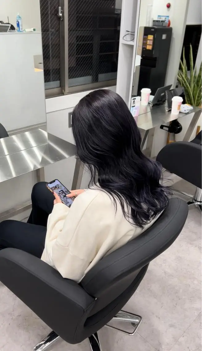 セミロング カット ヘアカラー トリートメント 🫧髪質改善 講師🫧🍎幹細胞のヘアスタイル