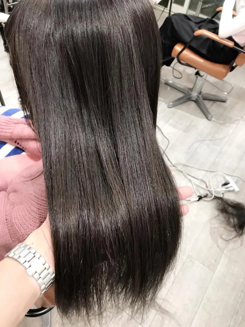 カラー アッシュ イルミナカラー グレージュ/髪質改善 Yamato.hのヘアスタイル