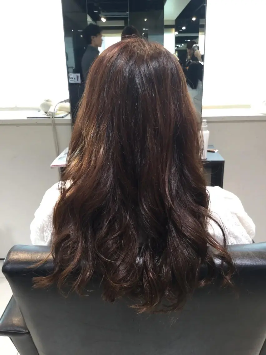 ロング パーマ 学生 デジタルパーマ 【似合うが見つかる】 Hanaのヘアスタイル