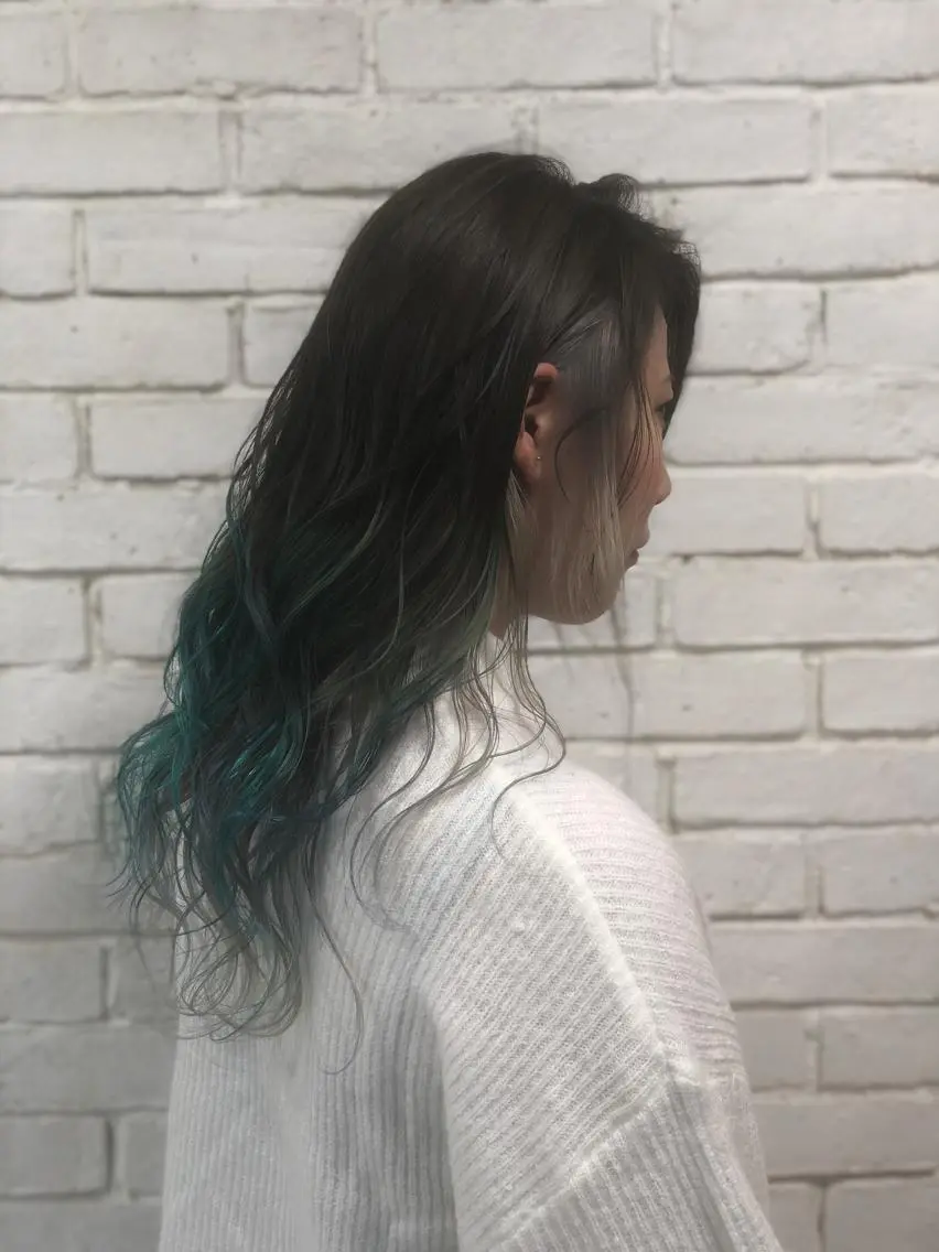 ロング カラー ヘアカラー トリートメント welring hair salonのヘアスタイル