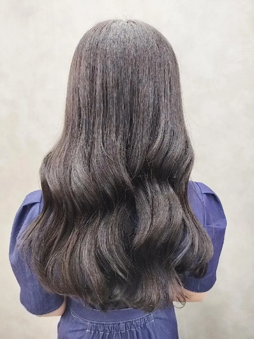 ロング カラー グレージュ 【名古屋】モデル募集 arisaのヘアスタイル