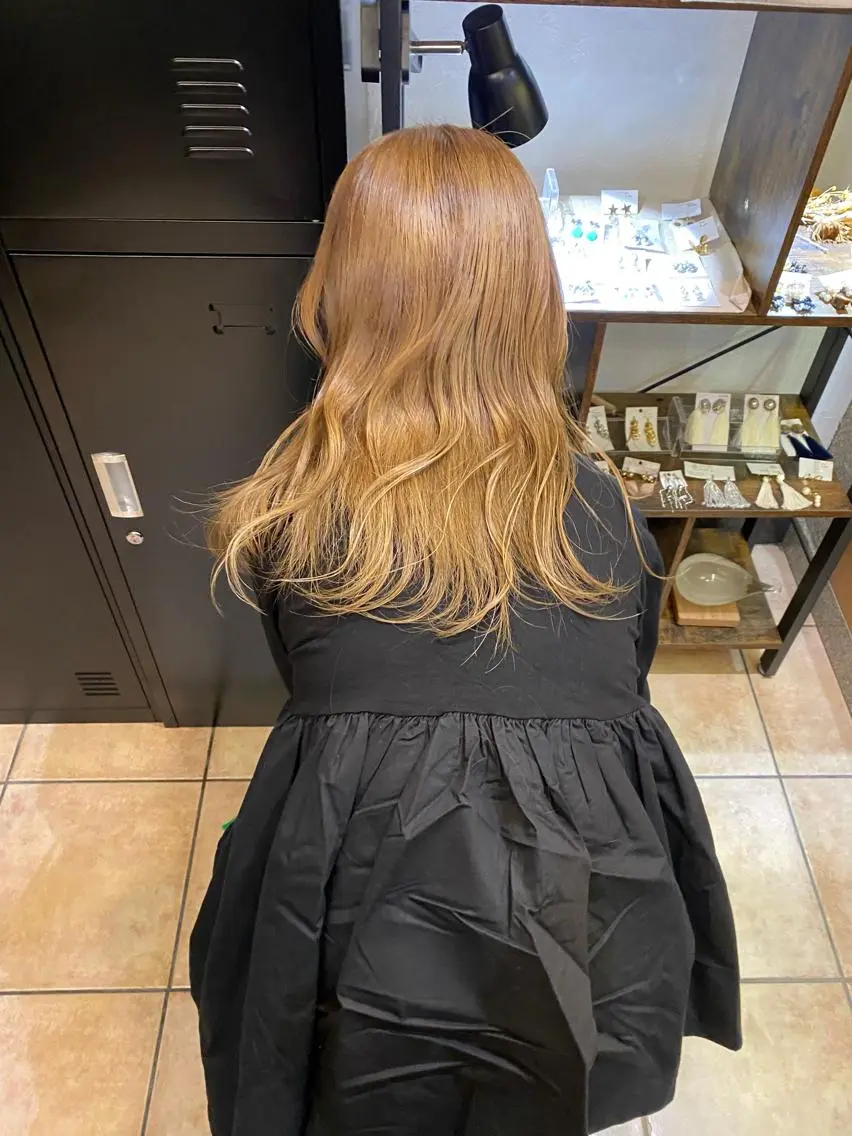 セミロング カラー ヘアカラー 西田辺/ タカスナオヤのヘアスタイル