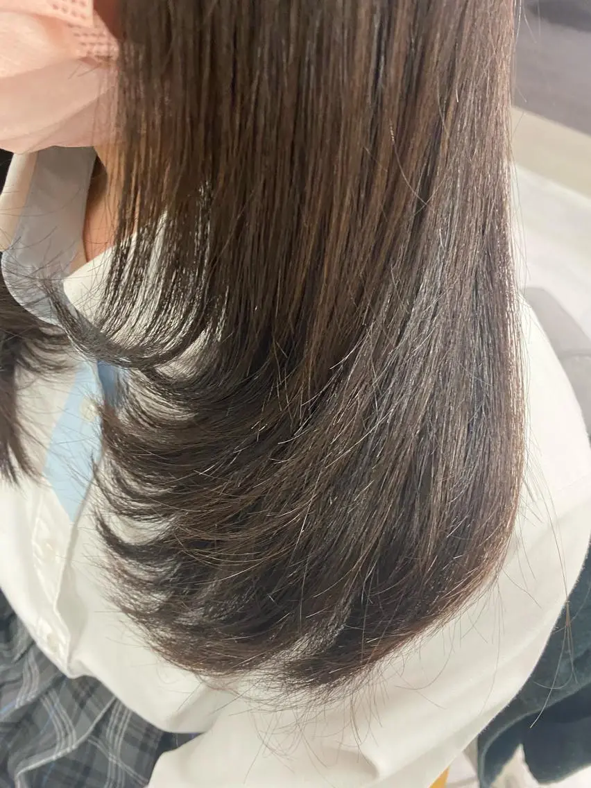 ロング レイヤーカット シャギー 目黒 碧人のヘアスタイル