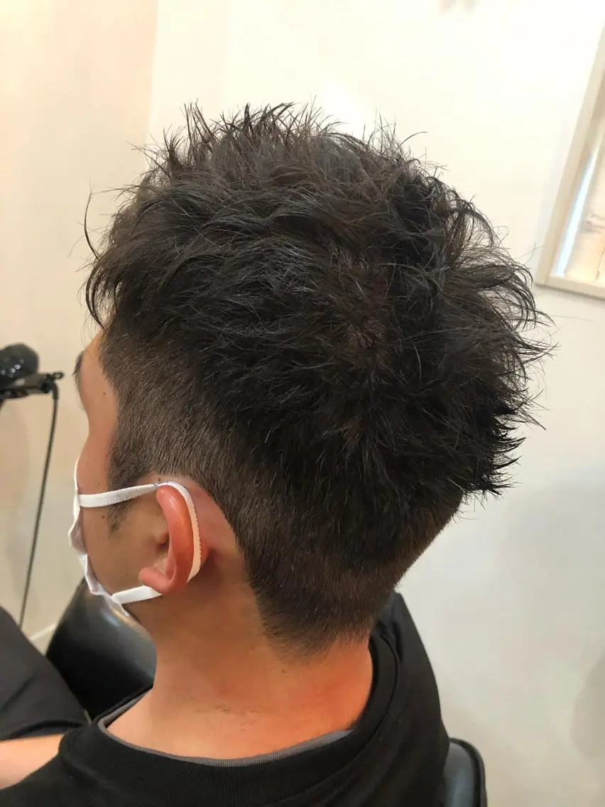 ショート メンズ 刈り上げ ショートヘア 山口 晃也のヘアスタイル