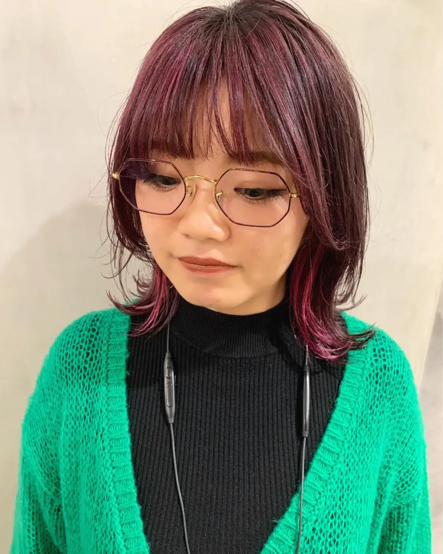 ミディアム カラー カット ヘアカラー トリートメント 優作 〜圧倒的信頼〜のヘアスタイル