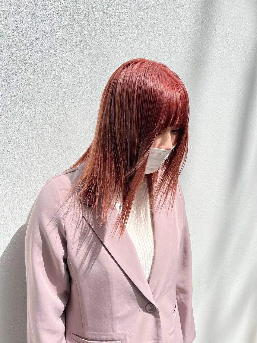 ミディアム カラー ブリーチ 「sumi」 AMIのヘアスタイル