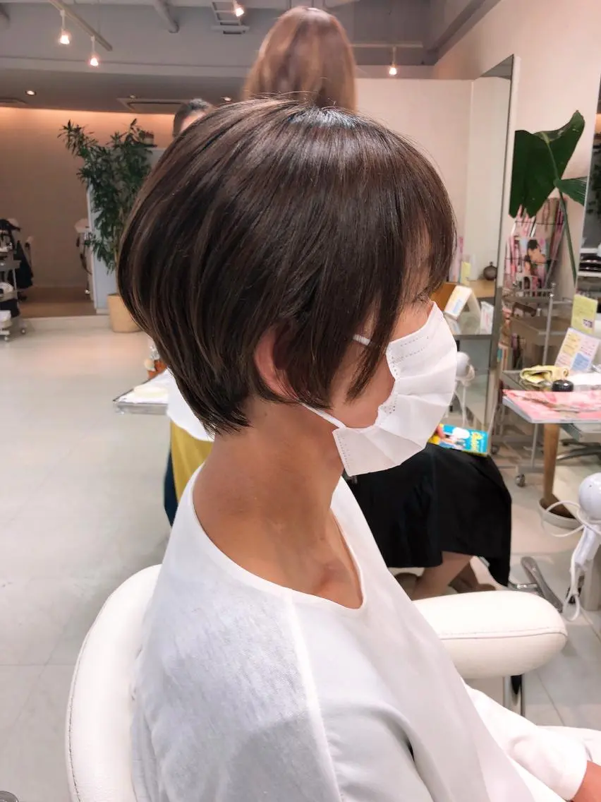 ショート カット 阿部 美咲のヘアスタイル