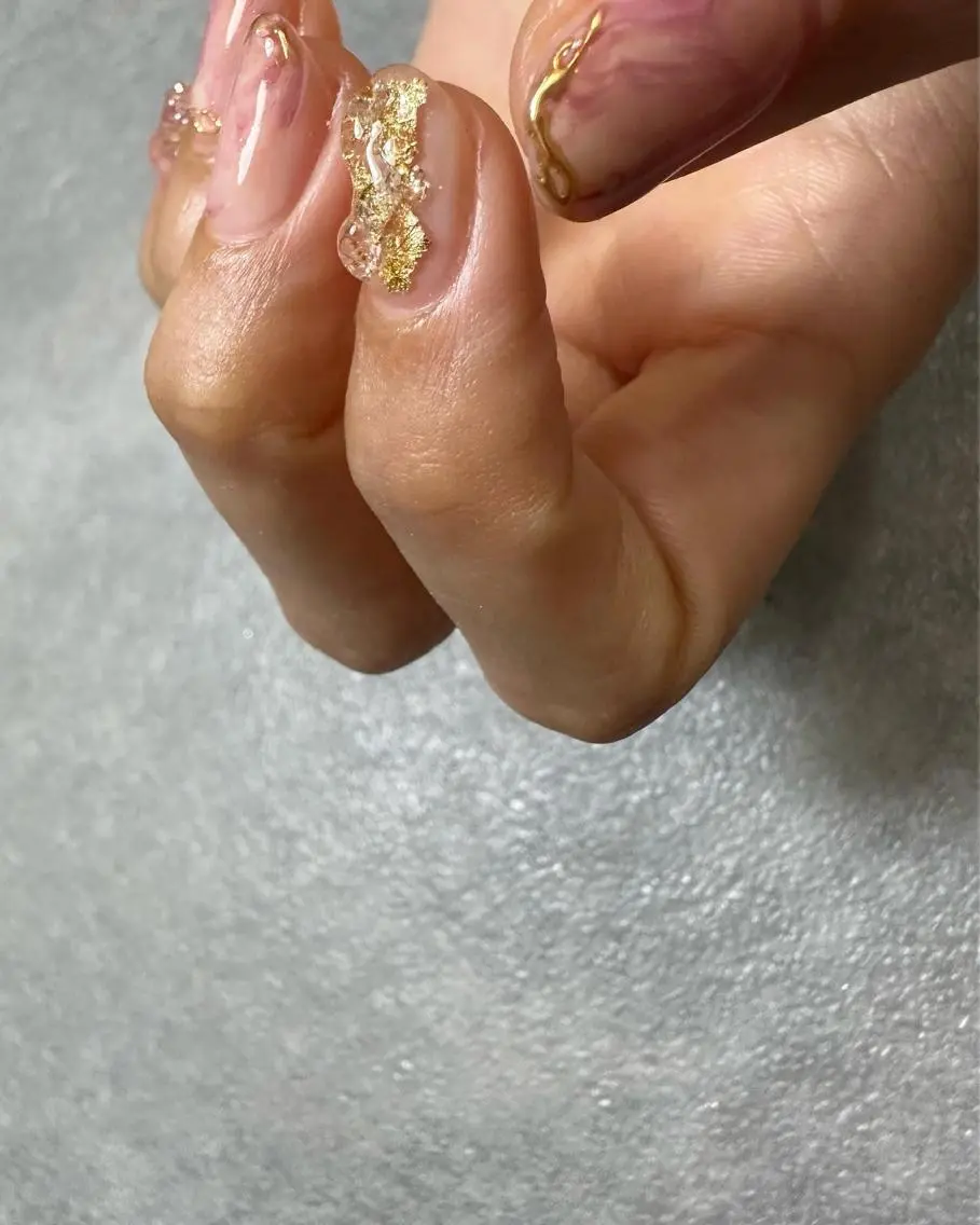 ネイル ハンドネイル フットネイル kiii.__ ✴︎*のネイルデザイン