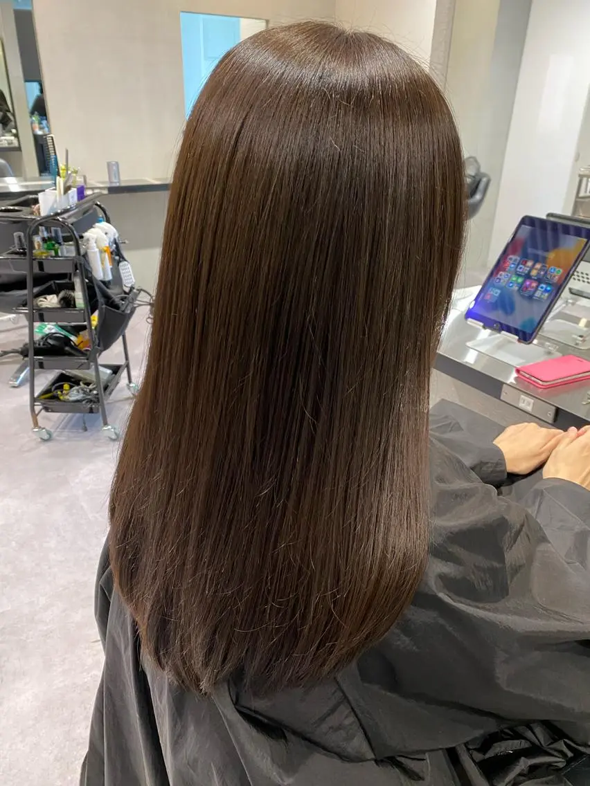 ロング カラー カット ヘアカラー トリートメント 髪質改善ULTOWA ✨松井 美幸のヘアスタイル