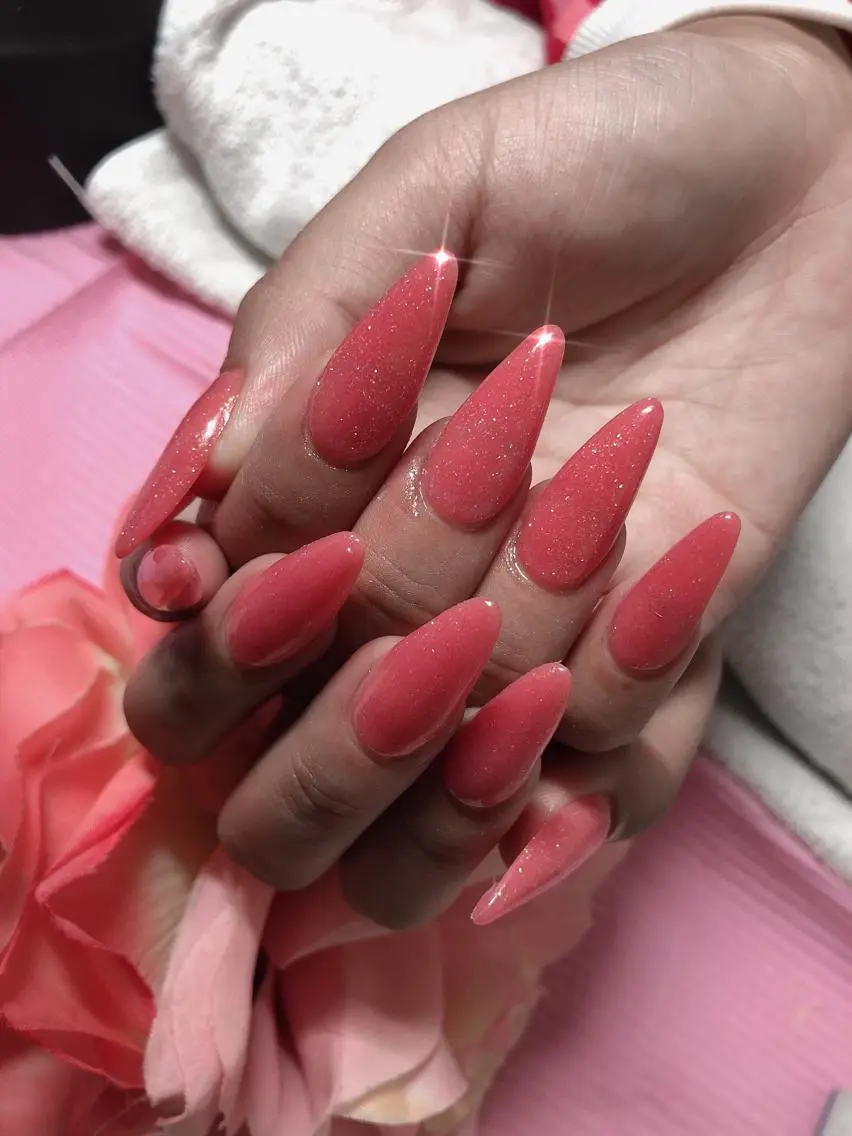 ミディアム ネイル ハンドネイル 《LB》ラブリエ Nail&eyeのマツエク・マツパデザイン