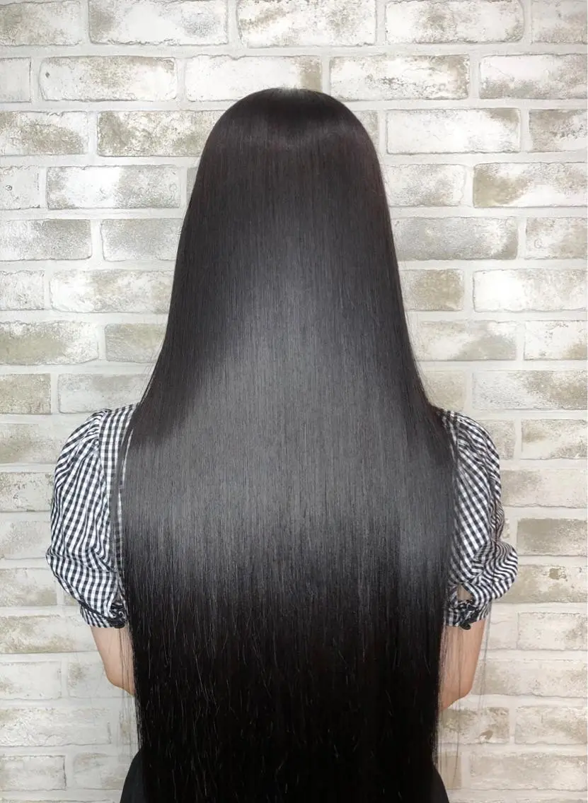 ロング ヘアアレンジ トリートメント トッチ 艶髪髪質改善のヘアスタイル