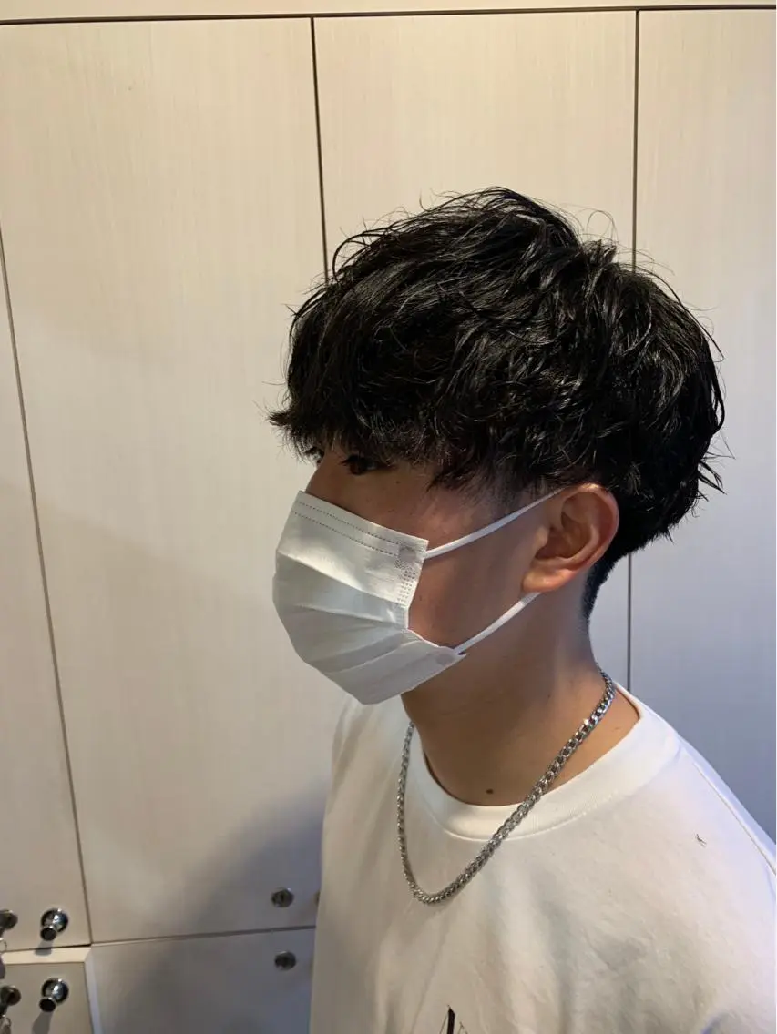 パーマ メンズ カット パーマ こじま しょういちのヘアスタイル