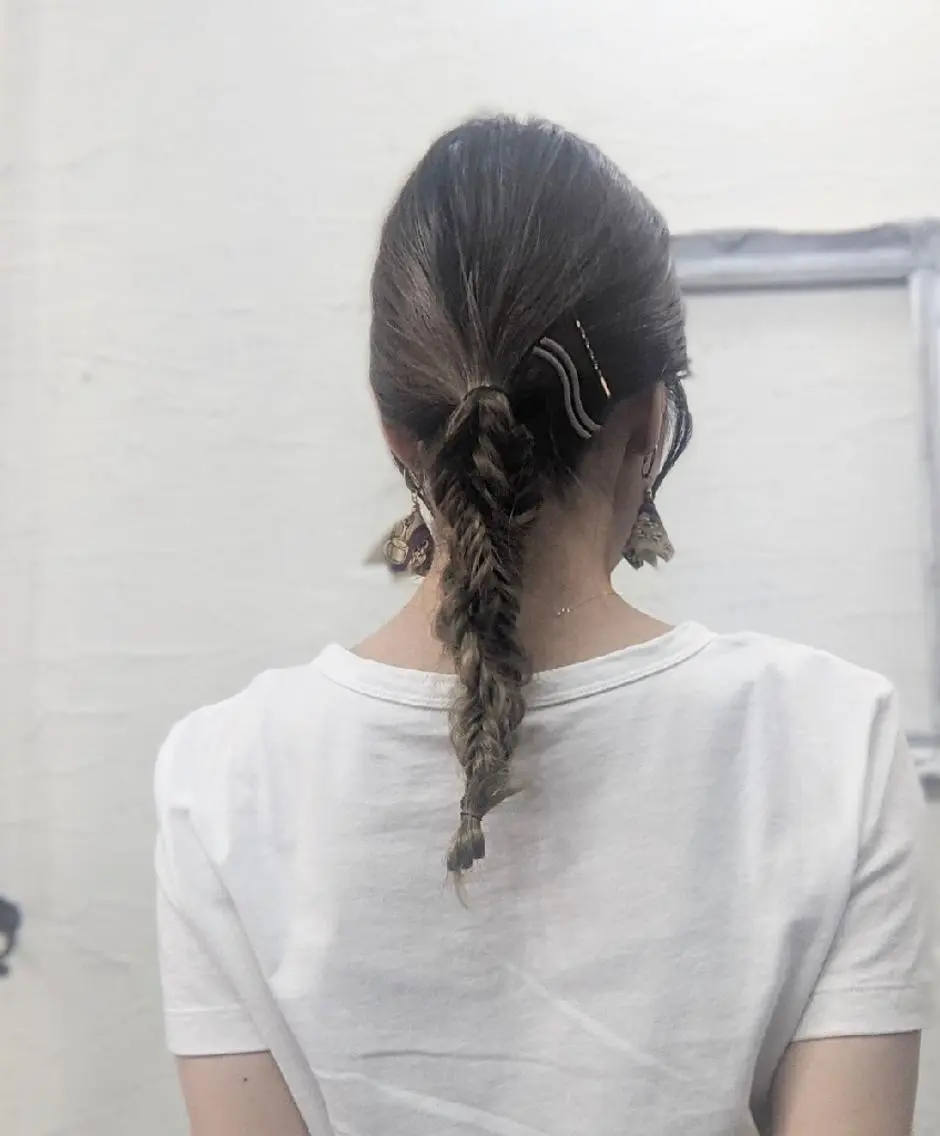 セミロング ヘアアレンジ HIKARI＠ Ruheplatzのヘアスタイル