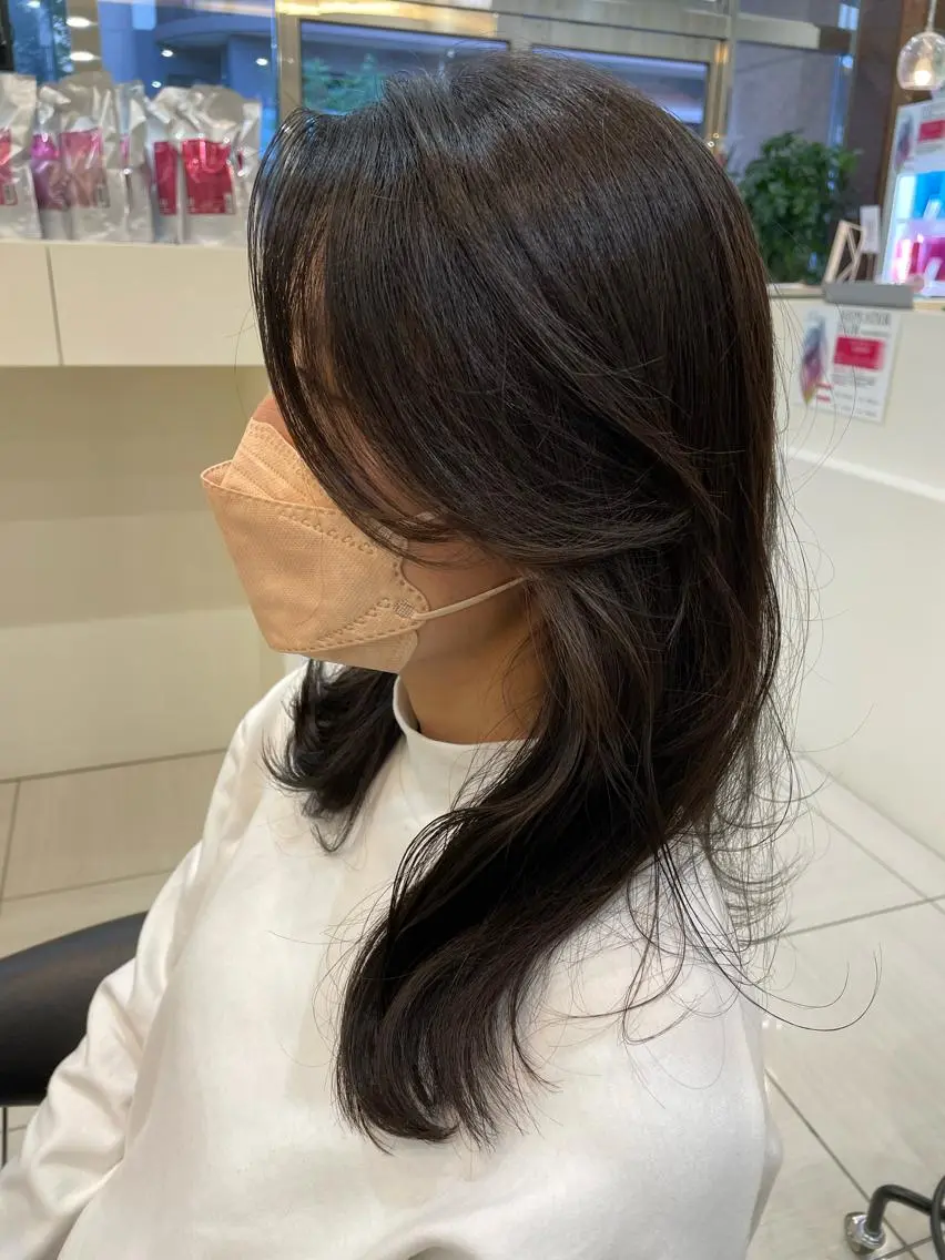 ロング 韓国風ヘア カット ヘッドスパ 田野倉NEXT店 美髪ニストのヘアスタイル