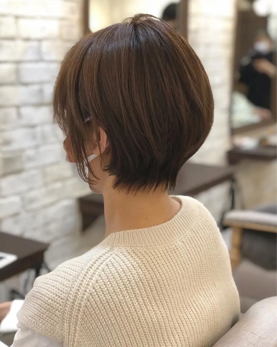 ショート カラー 鷺沼駅徒歩1分 キシタクのヘアスタイル