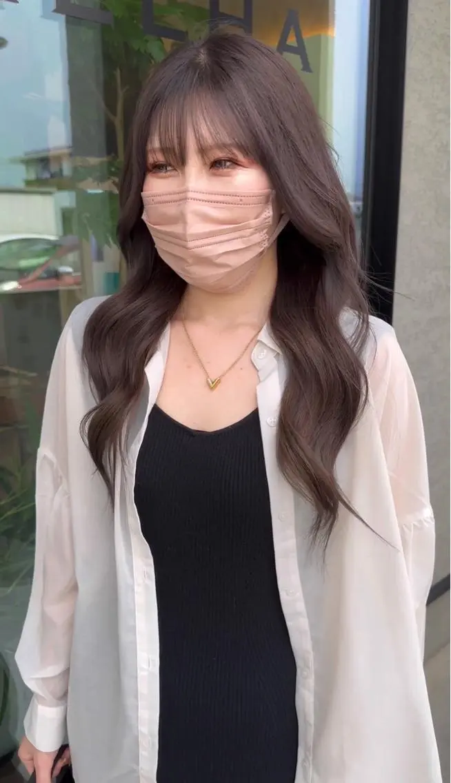 ロング ヘアカラー トリートメント 手塚 亮汰のヘアスタイル